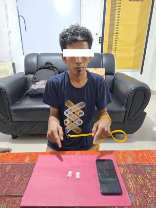 Polsek Mandau Ungkap Kasus Sabu di Air Jamban, Seorang Pria Diamankan